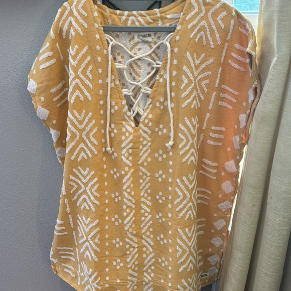 Sand Cloud Adobe Mudcloth Cover Up Sunflower - Picture 4 of 6